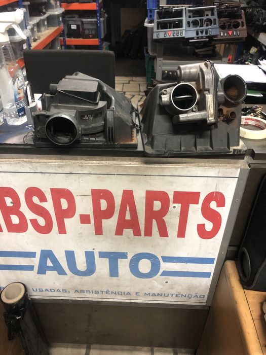 Caixa de filtro de ar com medidor massa ar para Mercedes W124