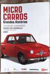 Cartaz da Exposição Micro Carros no Museu do Caramulo