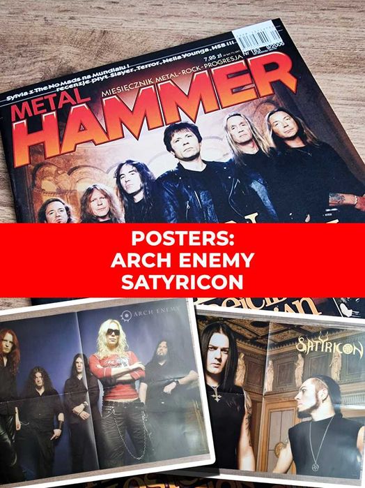 Metal Hammer 9/2006 - Iron Maiden, Plakaty: Arch Enemy, Satyricon
