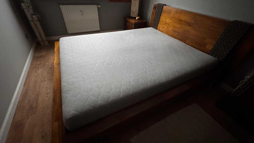 Materac Atlanta 160x200 średnio twardy kieszeniowy Kokos Pokrowiec