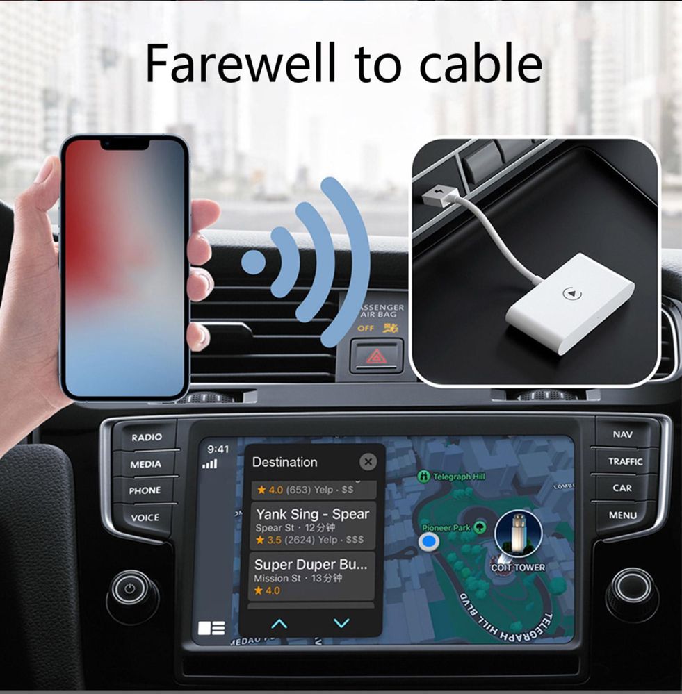 Бездротовий USB-адаптер CarPlay