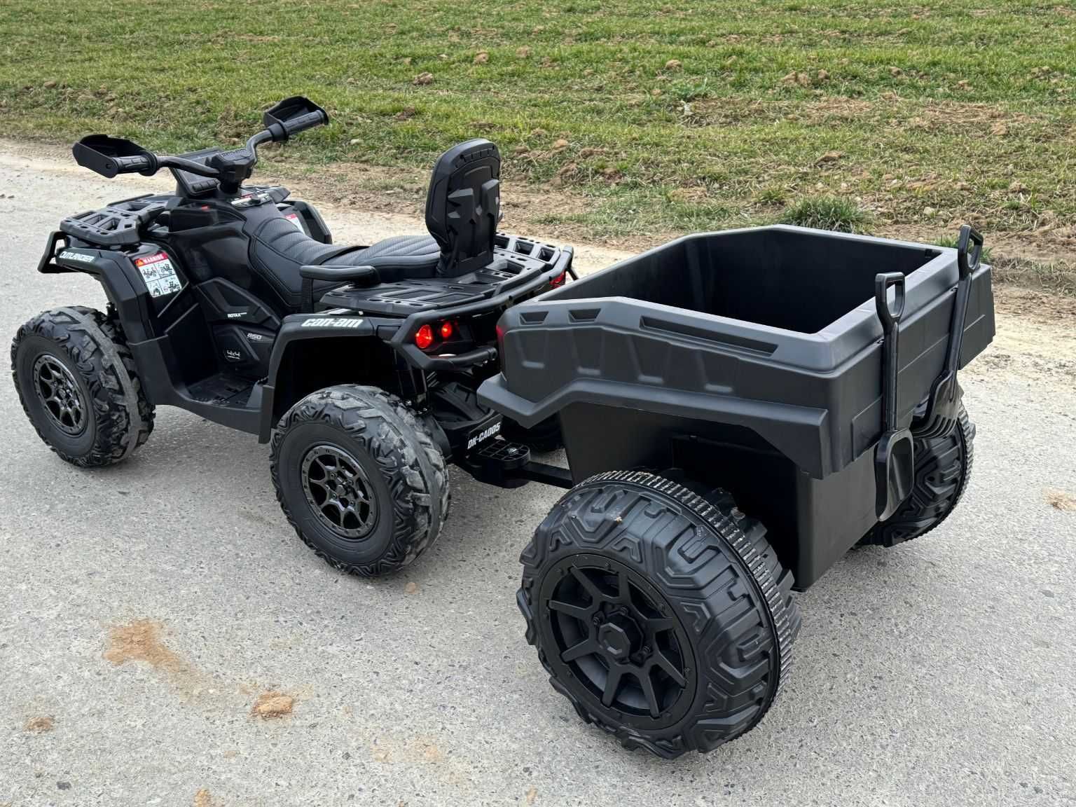 QUAD + PRZYCZEPA Can-am outlander 24V 4x200W DK-ca005 dla dzieci