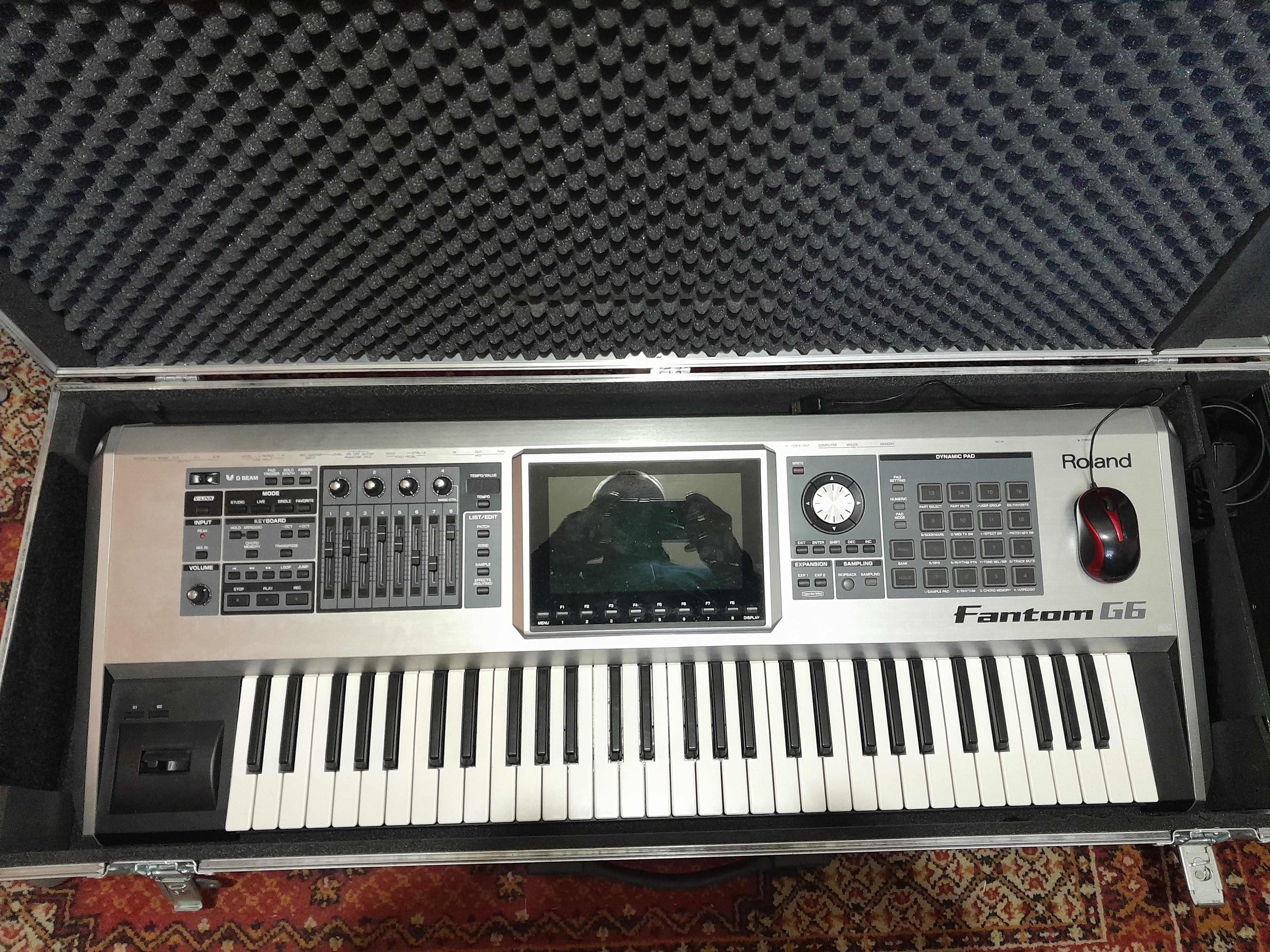 Roland Fantom G6 + case + ARX-01 DRUMS