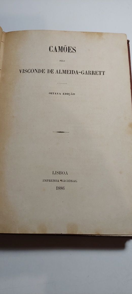 Camões - Almeida Garrett (1886, 8ª edição)