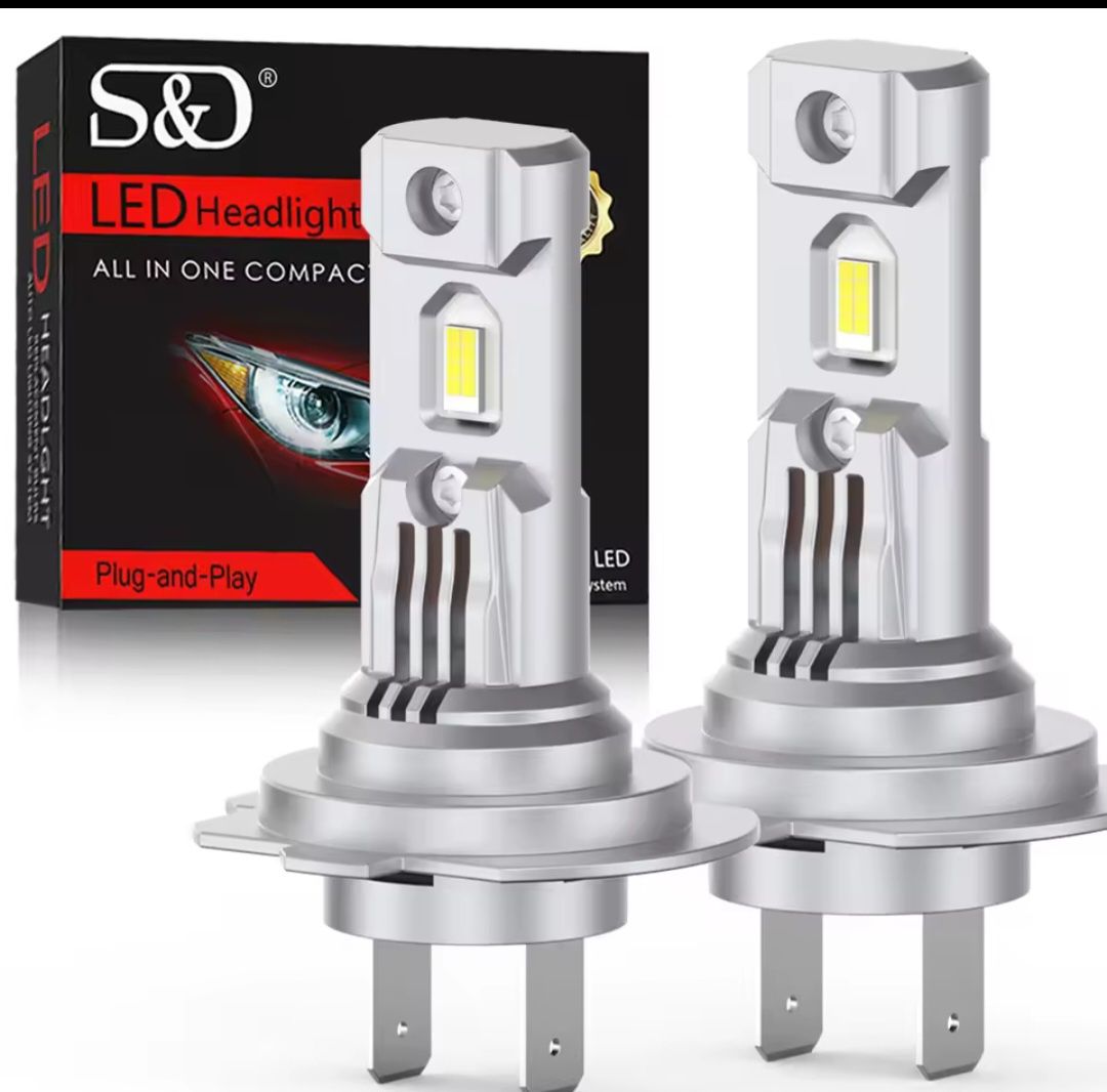 Lâmpadas novas H7 led e Xenon d2s