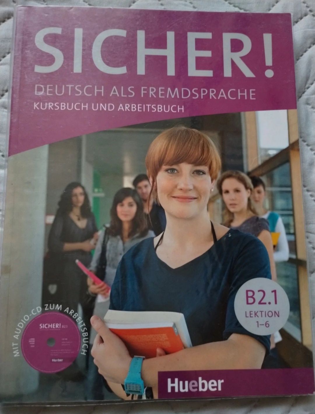 Książka do nauki języka niemieckiego Sicher! B2.1