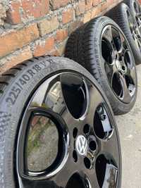 Opony Continental Golf 6 GTI Opony 225/40 R18" + czarne felgi