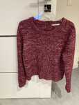 SWETER Peacocks z ozdobnym zamkiem melanżowy roz. M/L