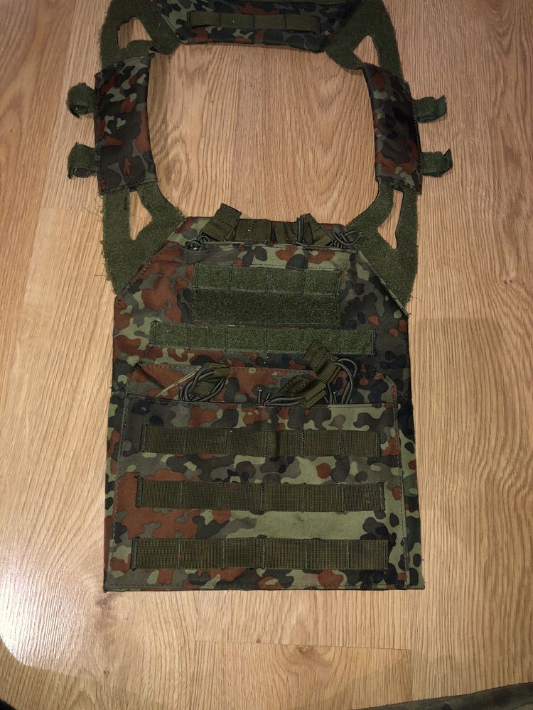 Plate carier kamizelka taktyczna Flecktarn