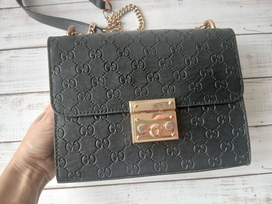 Сумка кросбоді Gucci, екошкіра