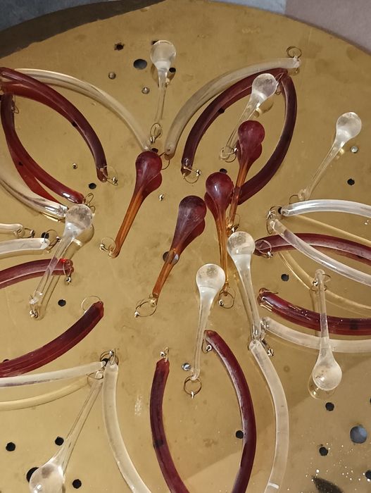 Candeeiro lágrimas de vidro