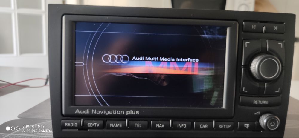 So hoje Rádio RNS-E para  Audi A4 B6/b7 com Bluetooth