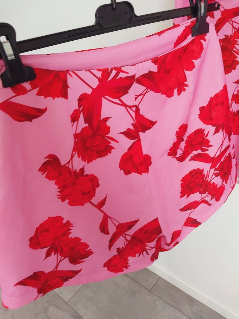Set zestaw la milla szorty koszula oversize 38M