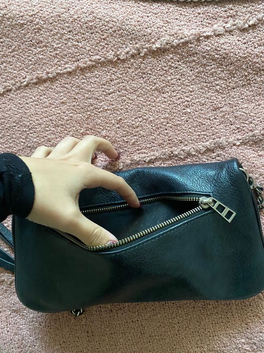 Mala zadig voltaire preta em pele