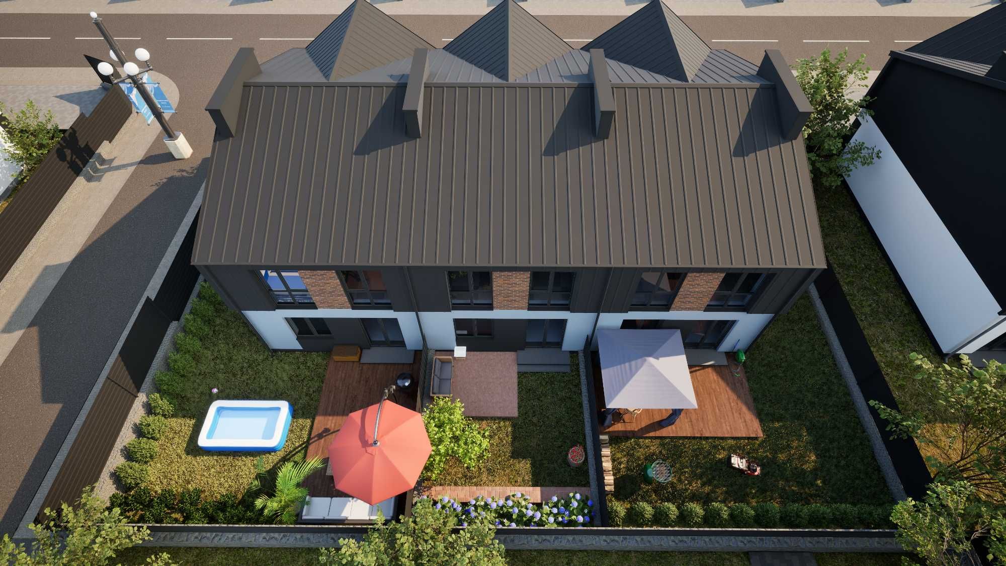Таунхаус 120к.м в с.Петриків. Котеджне містечко West House Park