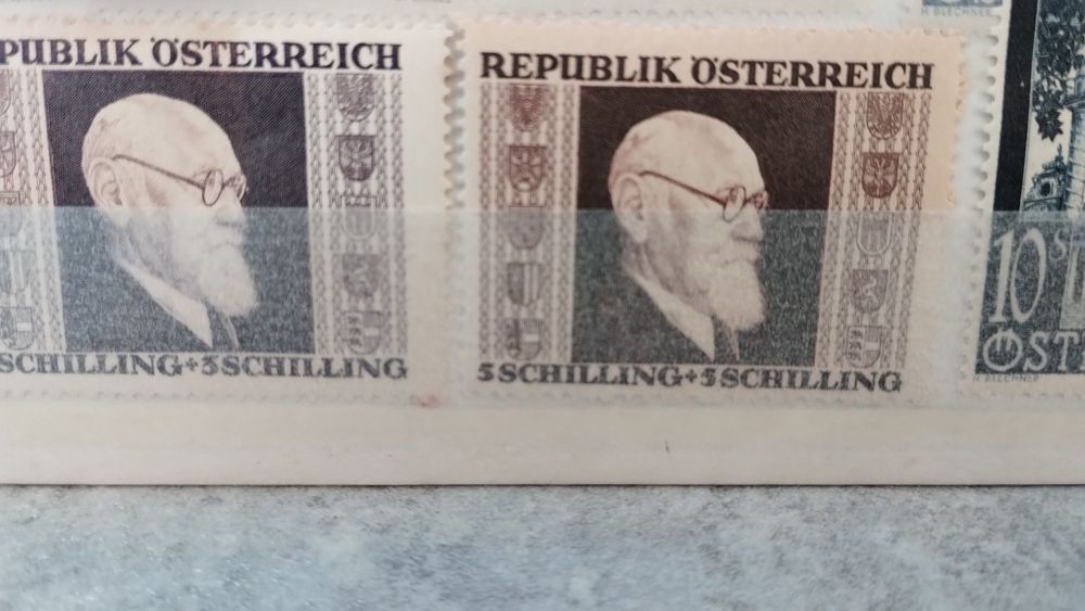 Zestaw starych znaczków pocztowych Austria lata 40