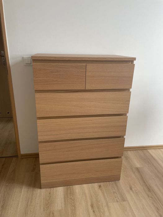 Nowa komoda Malm 6 szuflad