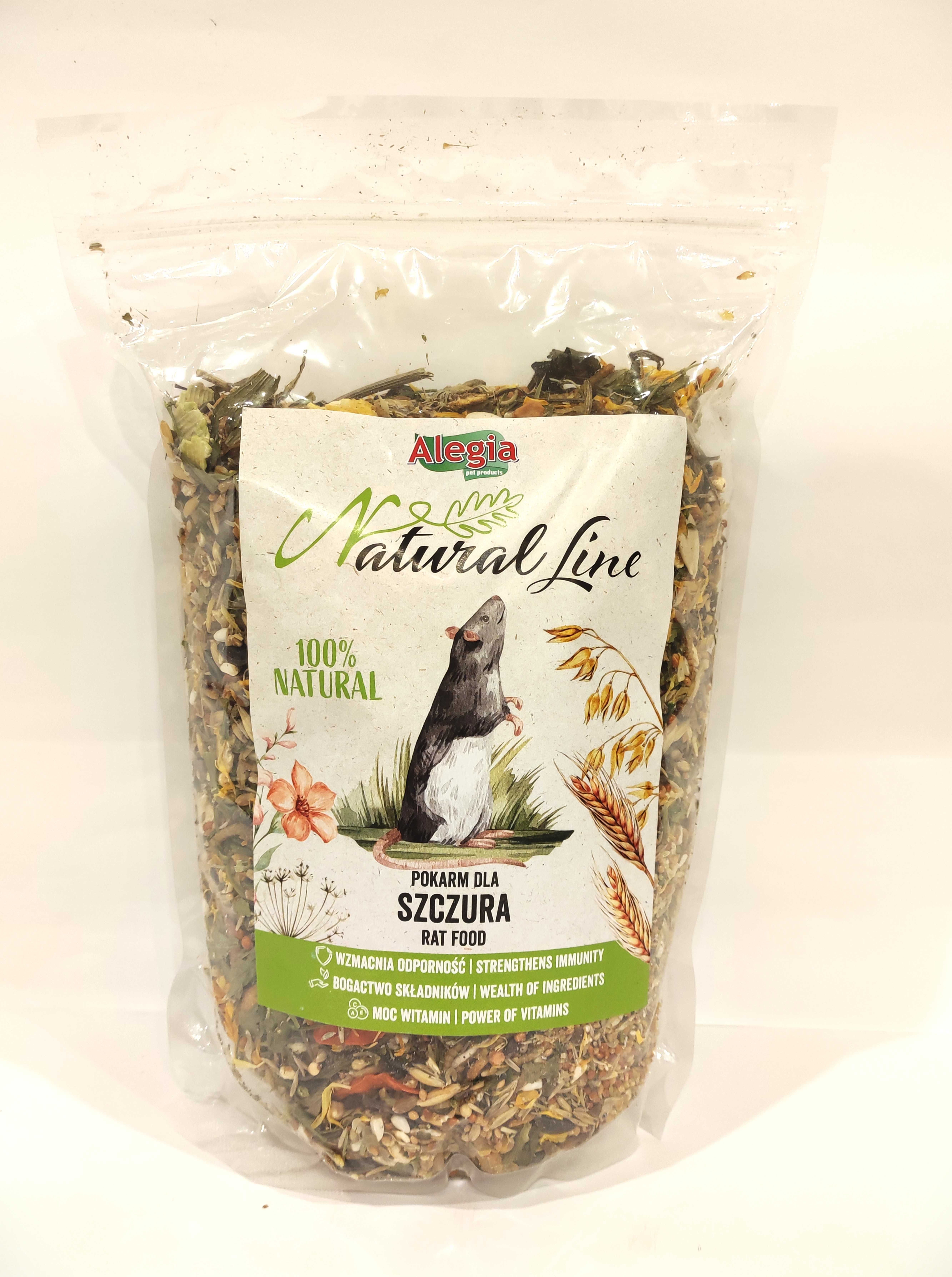 Alegia Natural Line karma dla szczura 900g