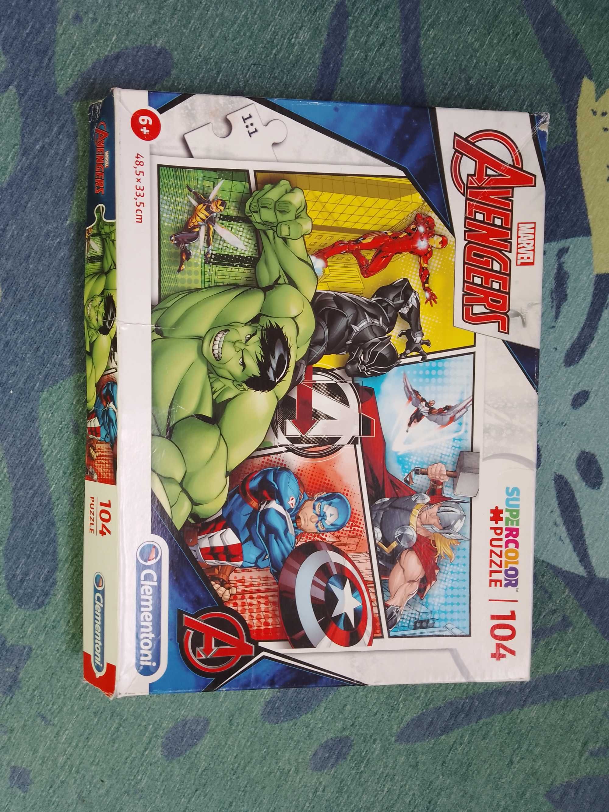 Puzzle Avengers 104 peças