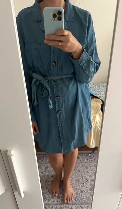 Sukienka z długim rękawem Lyocell XL