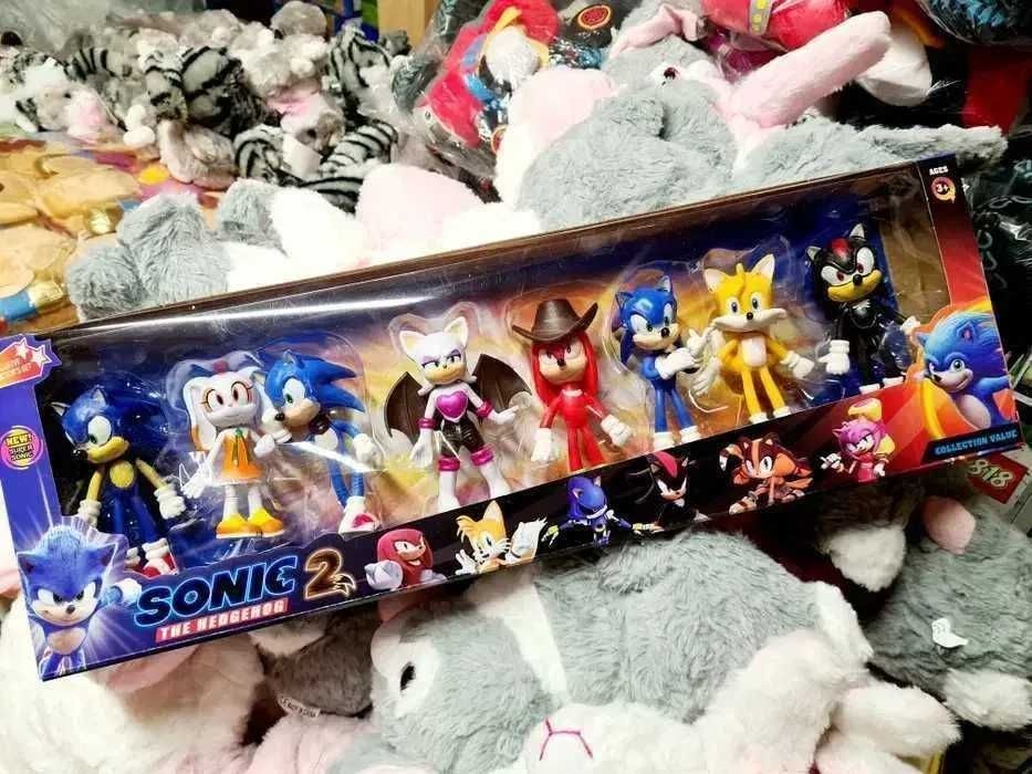 Nowy super zestaw figurek Sonic figurki zabawki