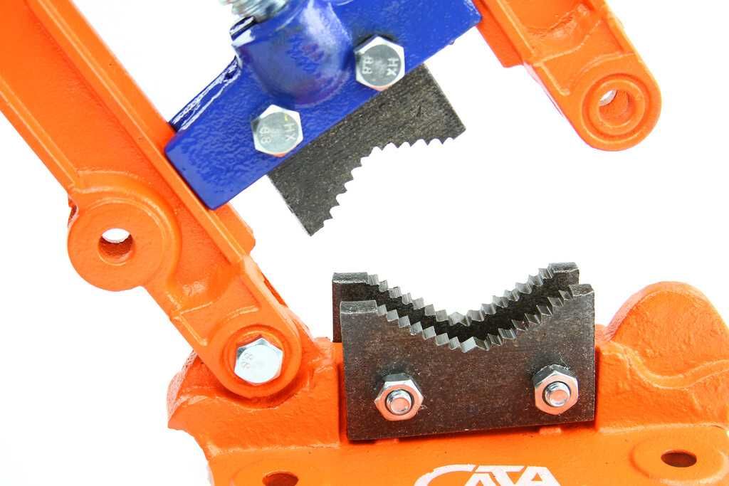 KRAFT&DELE Imadło Do Rur Hydrauliczne Śrubowe Żeliwne 2'' M36125C