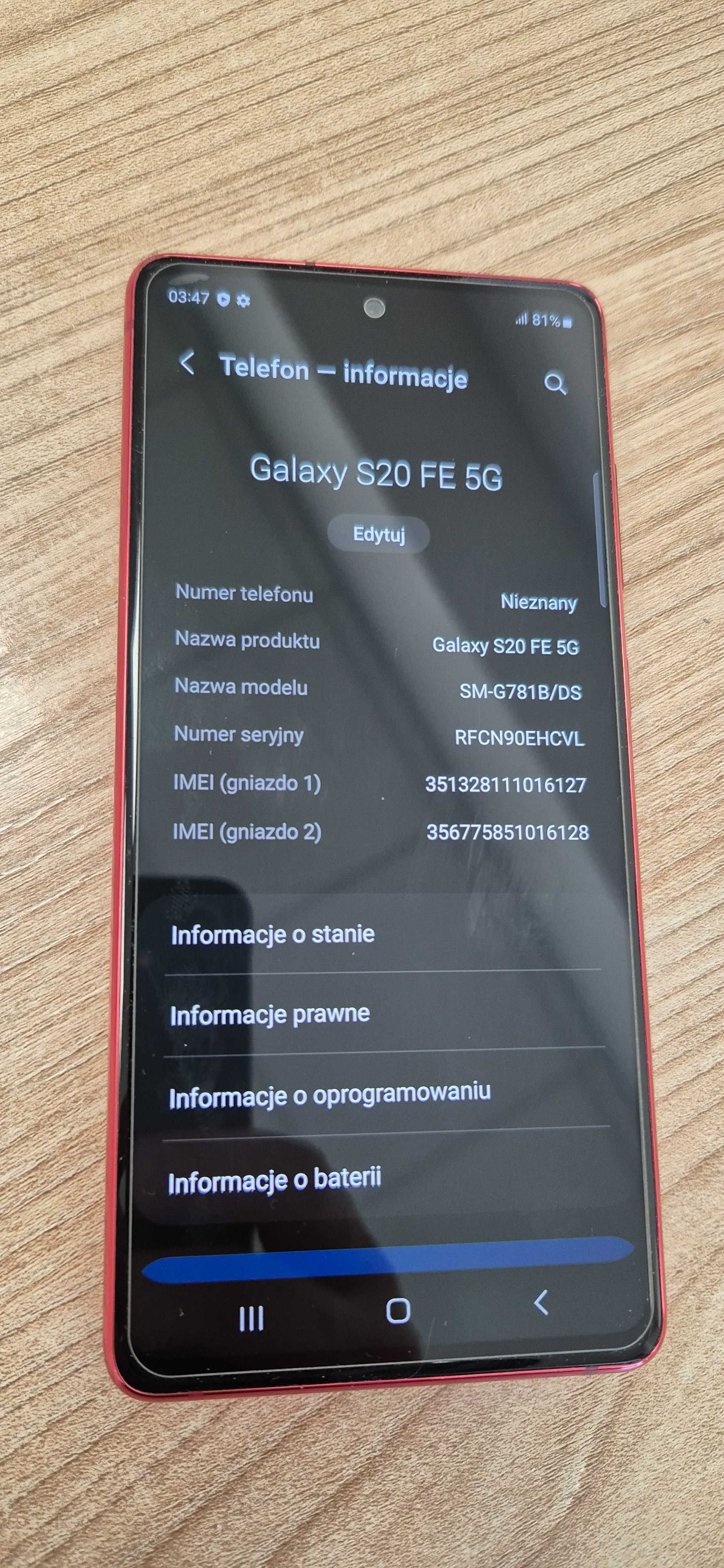 Samsung S20FE 5G 6/128