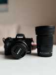 Canon m 50 mark II + EF M 15-45 + sigma 50 mm f 1.4