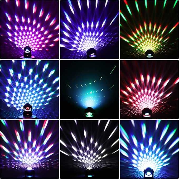 Oświetlenie sceniczne z ruchomą głowicą, ZonQoonz 30W LED