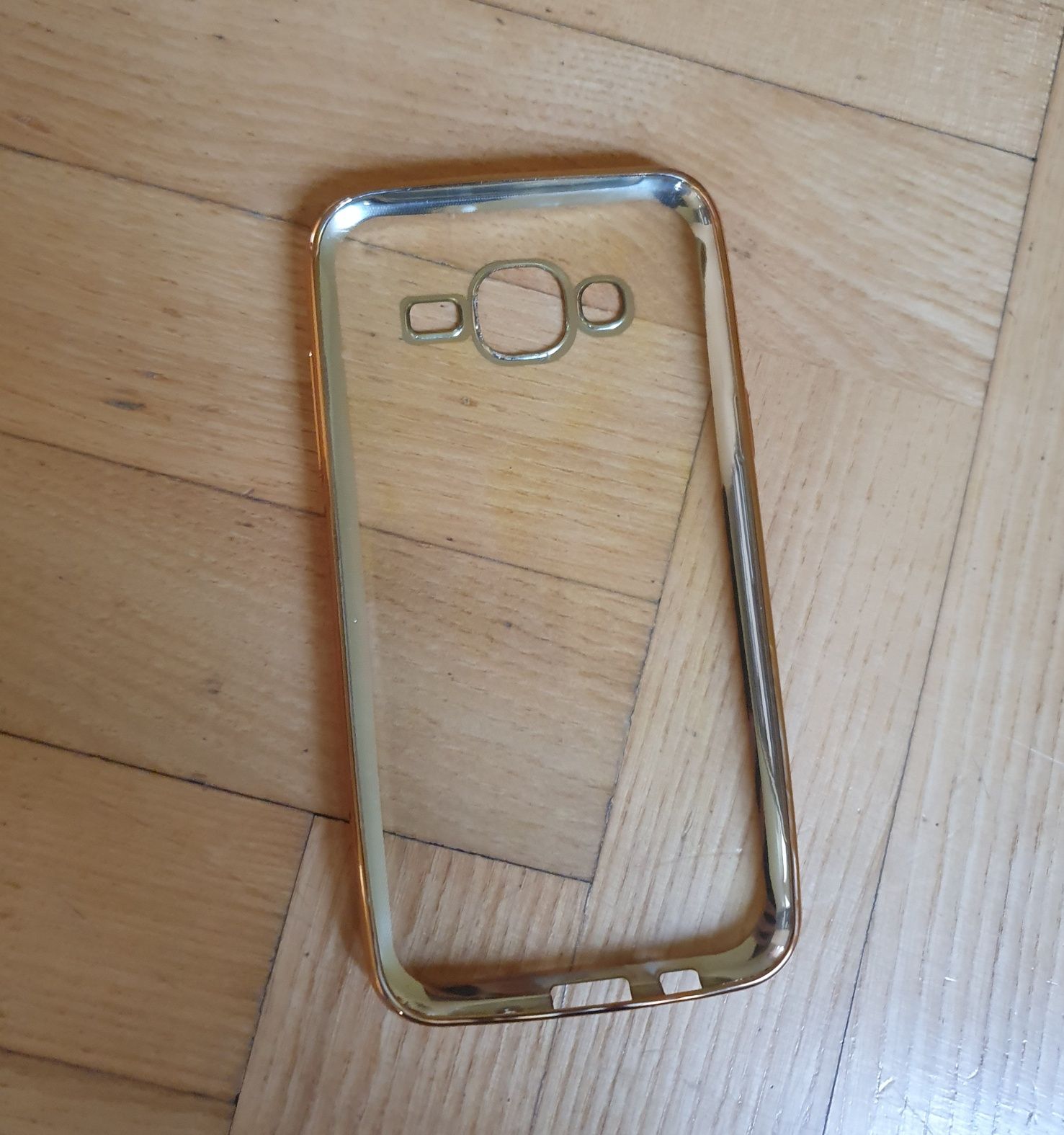 Etui na telefon samsung galaxy j5 złote ranty plecki