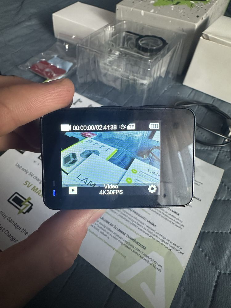 Kamerka Lamax w7.1 4k dual screen