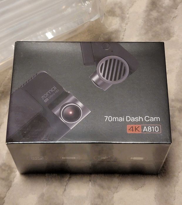 Відеореєстратор 70mai 4К A810, А810 + задня камера RC12