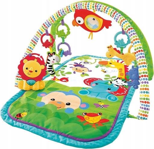 Fisher Price 3 w 1 las tropikalny mata edukacyjna gimnastyczna