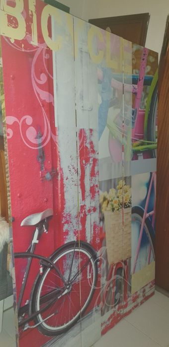 Biombo dupla face com 120cm por 180cm está novo