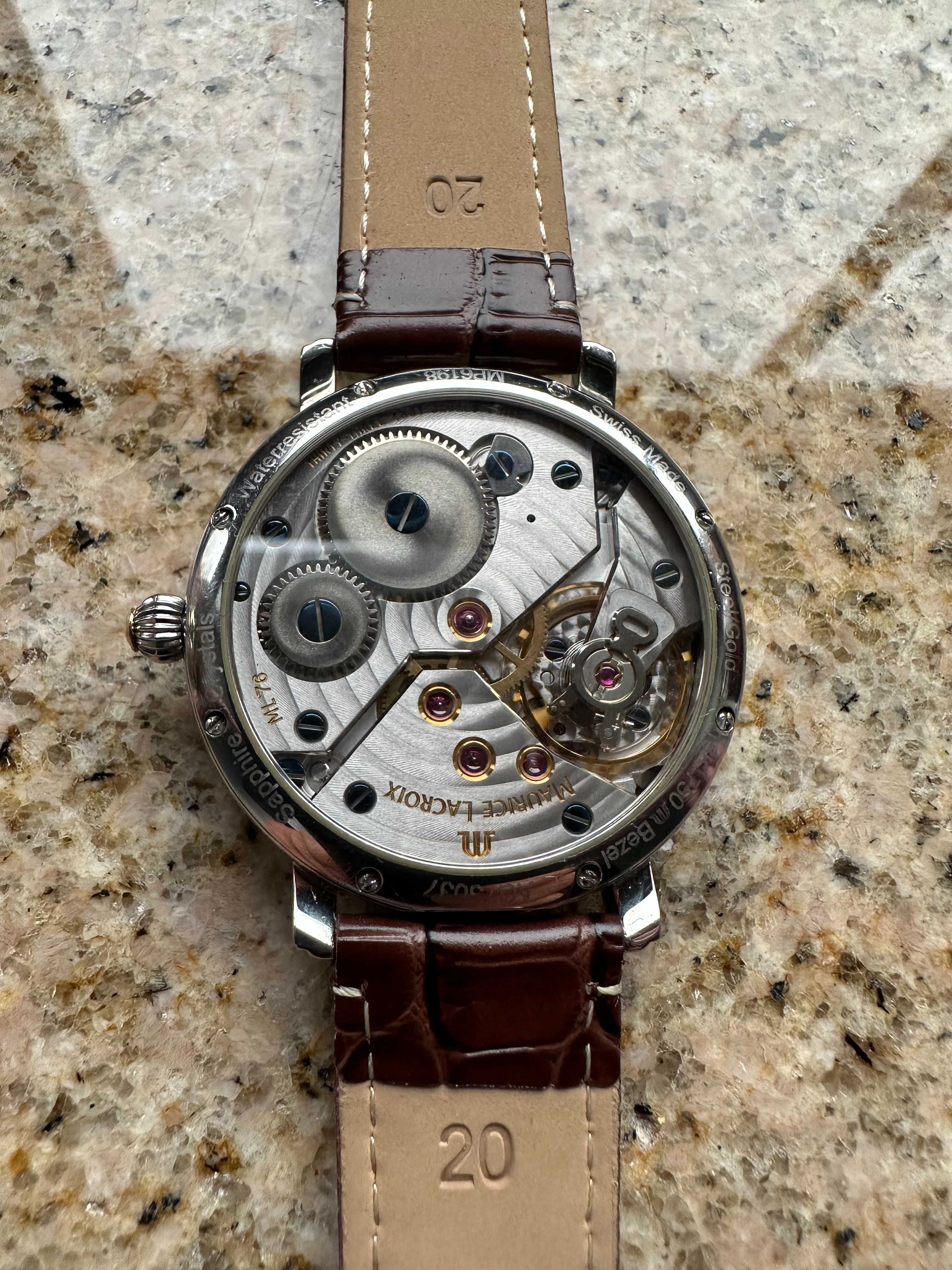 Maurice Lacroix Retrograde Calendrier Masterpiece MP6198