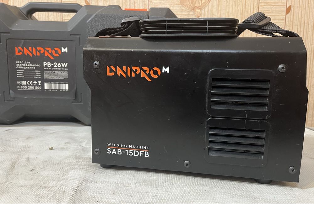 Зварювальний апарат → Dnipro-M SAB-15DFB + КЕЙС PB-26W та ГАРАНТІЯ !