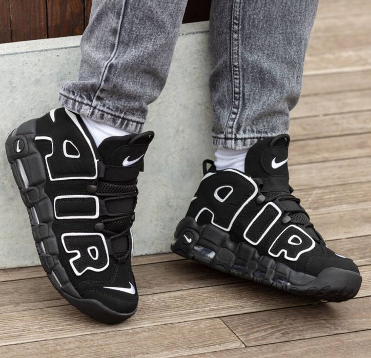 Чоловічі кросівки Nike Air More Uptempo 96  43 розмір
•Колір:Чорний
•Р