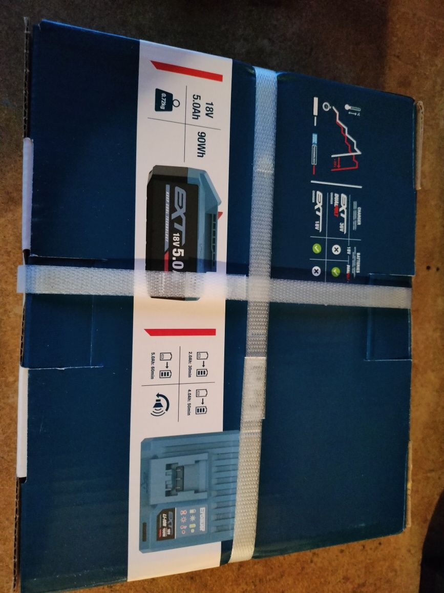 Bateria 5Ah + ładowarka 90Wh Erbauer NOWA