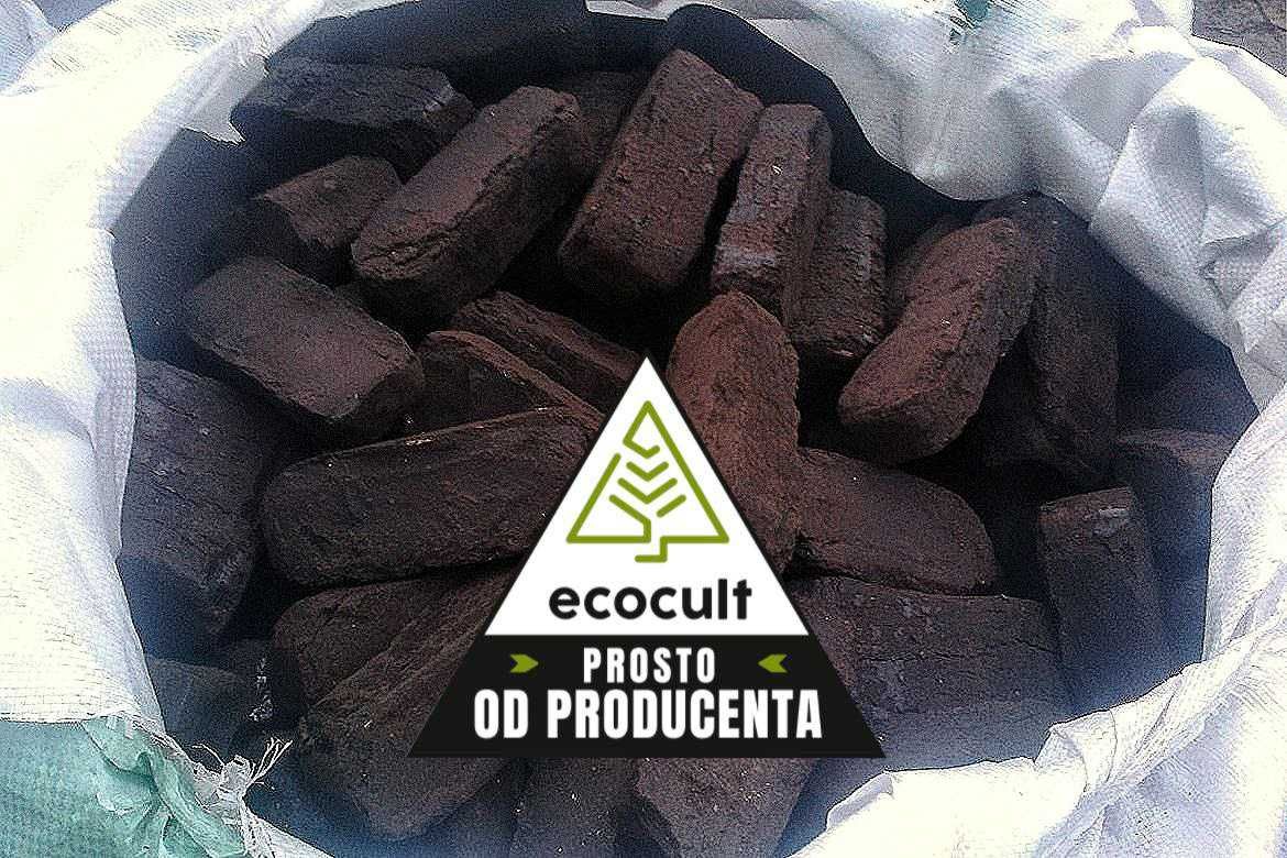 Brykiet torfowy workowany/Big Bag, 500 zł/tona z dowozem