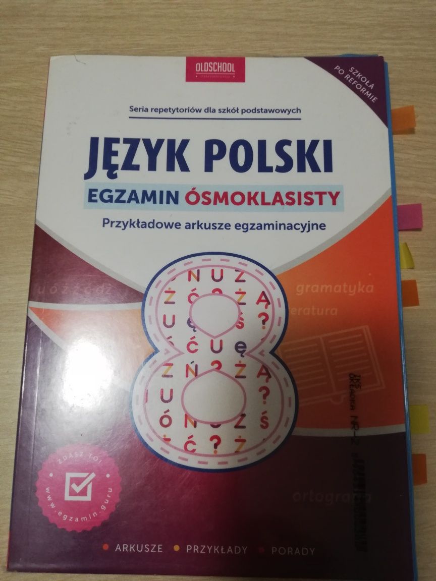Egzamin ósmoklasisty. J. polski.