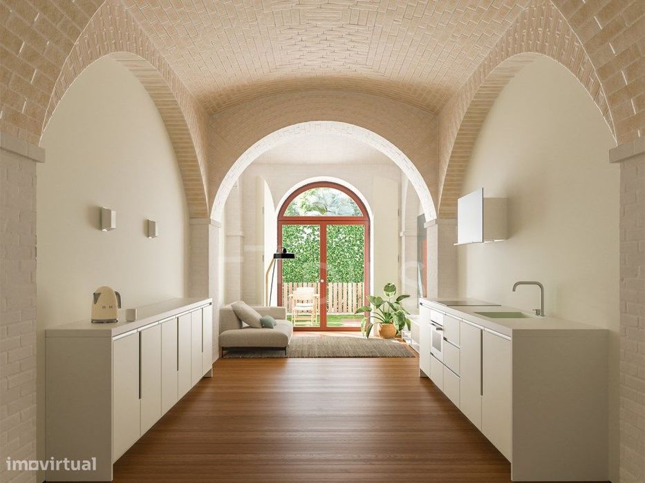 Apartamento T0 em Condomínio com Piscina e Jardim, em Lisboa