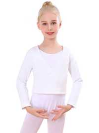 Kurtka, bluzka baletowa dla dziewczynki 110
