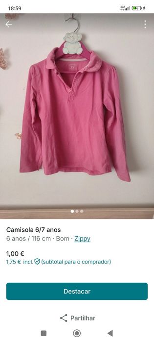 Roupa várias idades