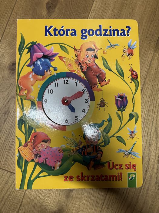 Książka “Która Godzina?” Do nauki zegara. Stan idealny.