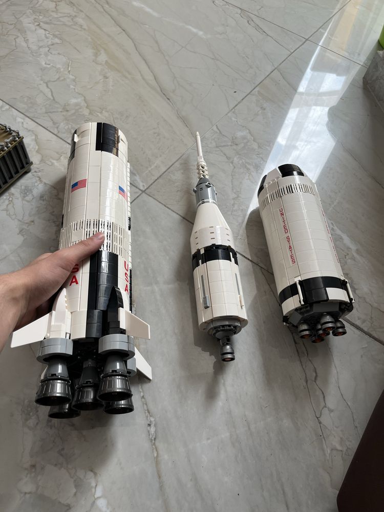 Lego space SLS ,shuttle, saturn v, apollo ціна за комплект з 5 шт лего