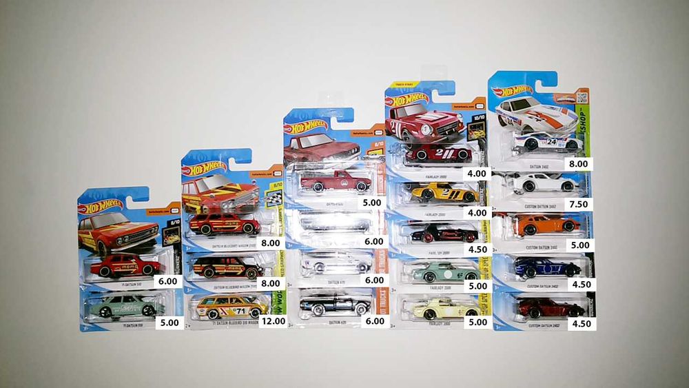 Hot Wheels - Datsun - Miniaturas Carros escala 1:64