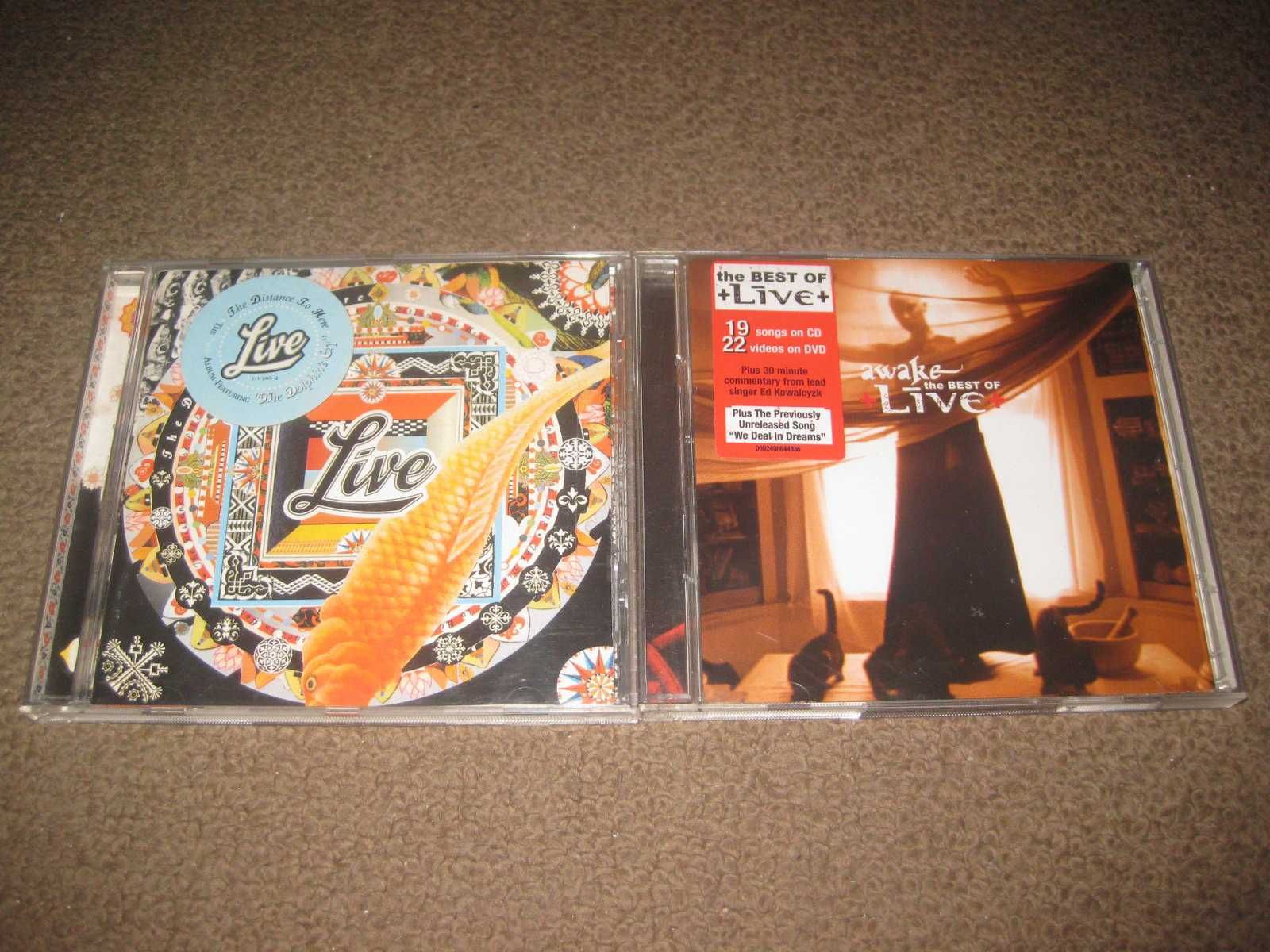 2 CDs dos "Live" Portes Grátis!