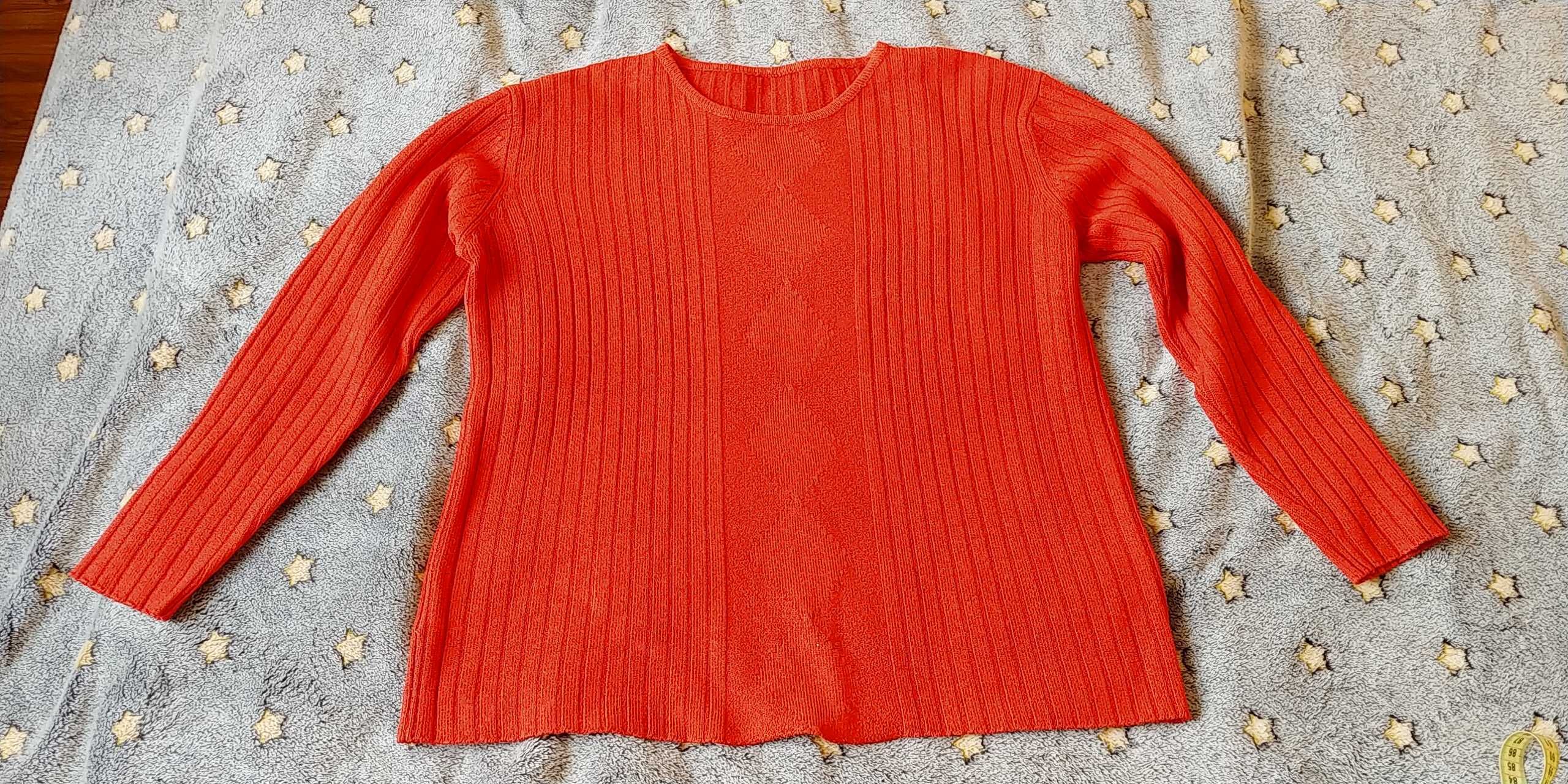 Sweter bluzka ciepła r 46 48 dzianina