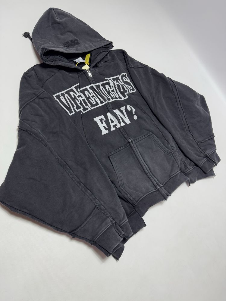 Зіп худі Vetements Fan? Yes, I Am S Zip up