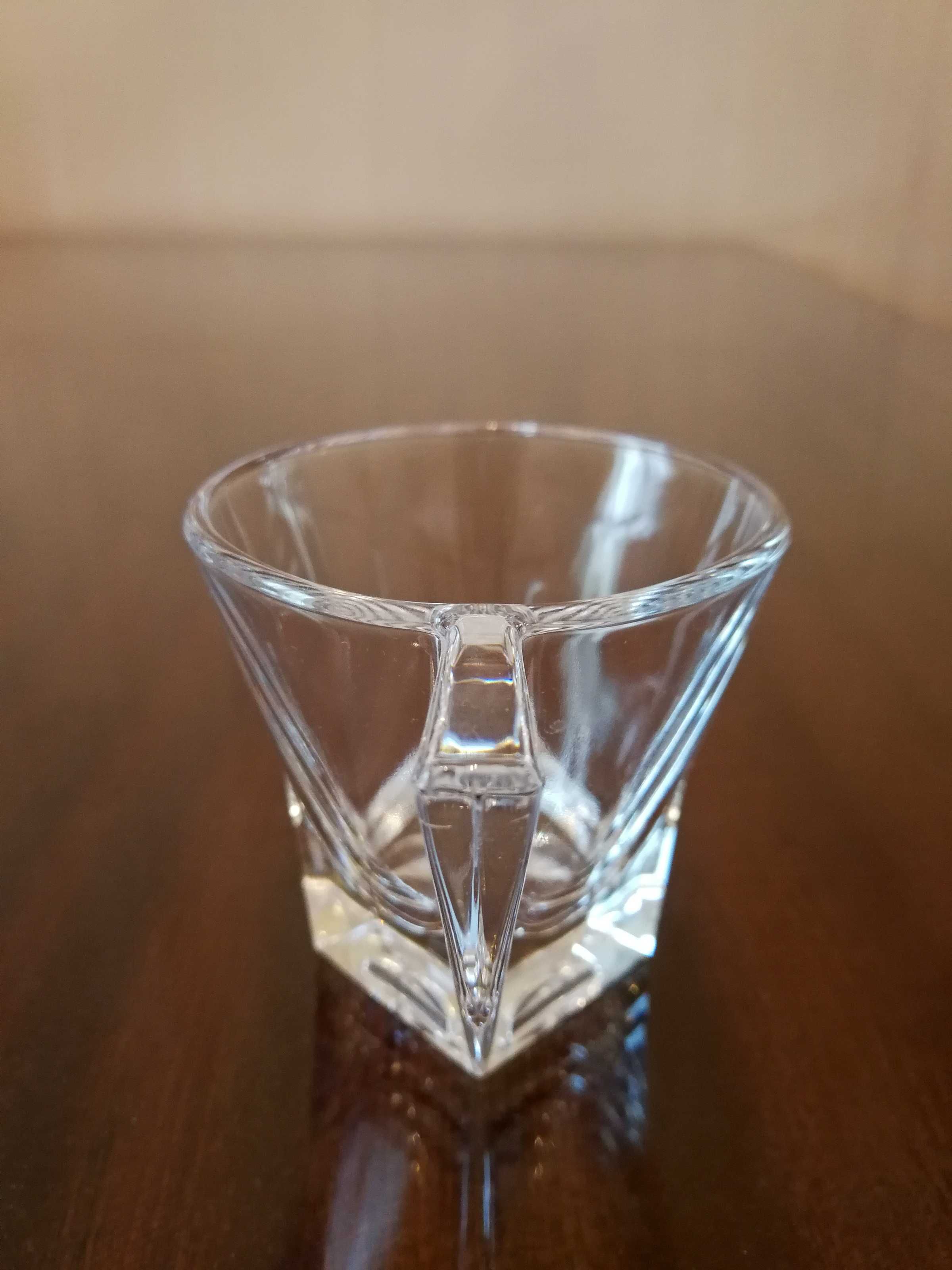 Zestaw 6 sztuk - szklane filiżanki do espresso 70ml, nowe